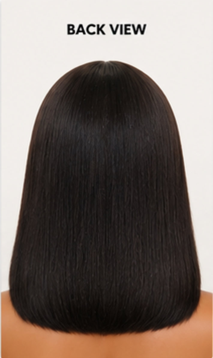 40cm Short Bob Wig with Bangs