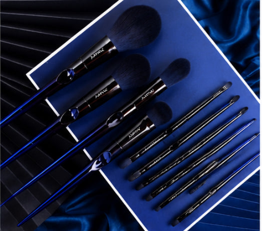 10-Piece Makeup Brush Set with Gift Box & Storage Bag