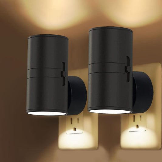 Wall-Mounted LED Night Light with Light Sensor | Warm White