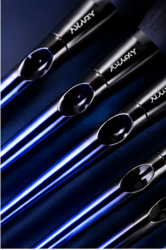 2026 New Blue 10 Makeup Brushes Set