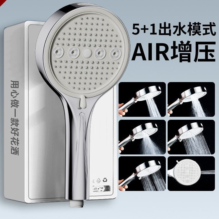 Pressurized showerhead