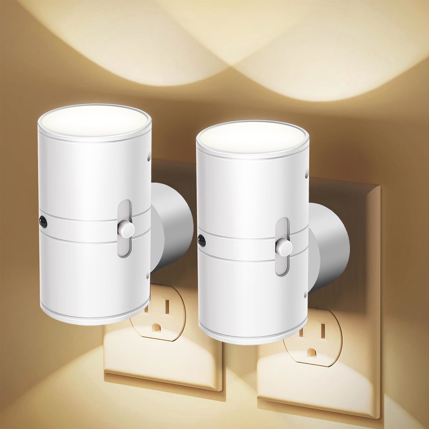 ert night light, wall-mounted light-controlled sensor, adjustable light, corridor, bedroom, staircase
