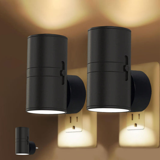 Wall-Mounted LED Night Light with Light Sensor | Warm White